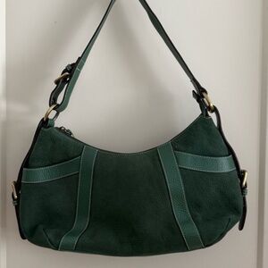 Green Leather Y2K Jane Shilton Bag